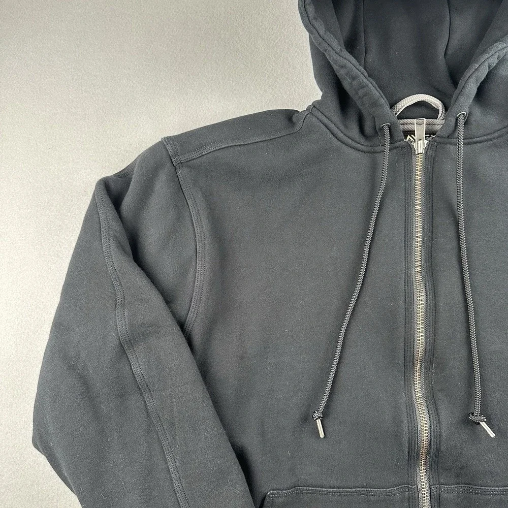 Gravel Gear Men's Hooded Insulated Coat Size Large 100%‎ Cotton Black Jacket